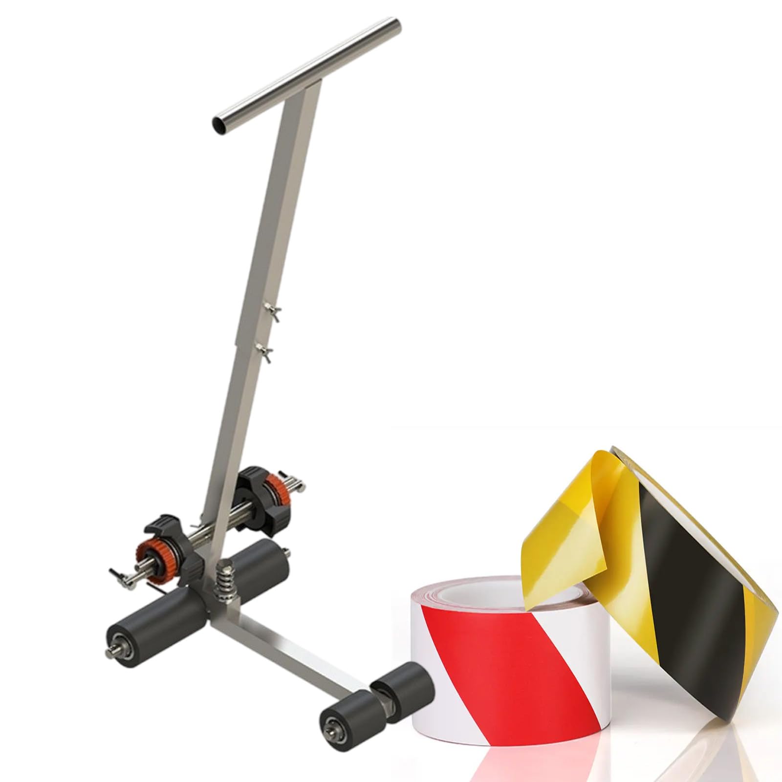 Aioneer Basketball Court Marking Kit, Basketball Lines For Driveway, Basketball Court Marking Tool Kit For Driveway, Asphalt Or Concrete, With Marking Tape Roller + Drawing Circl