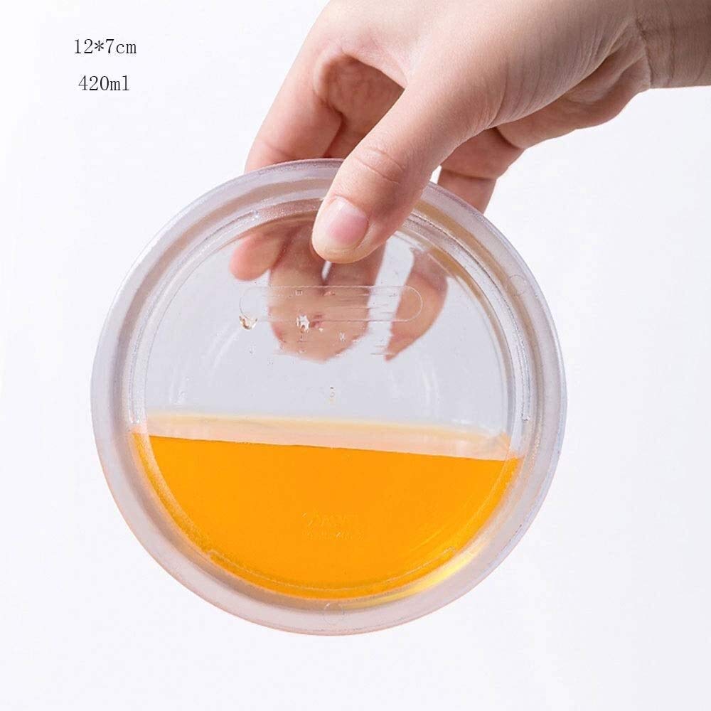 Boîte à lunch en verre; bol boîte de conservation avec couvercle; ronde; réfrigérée hermétique, boîtes(S)