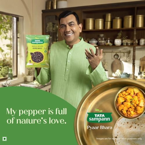 Image of Tata Sampann Black Pepper Whole, 100g