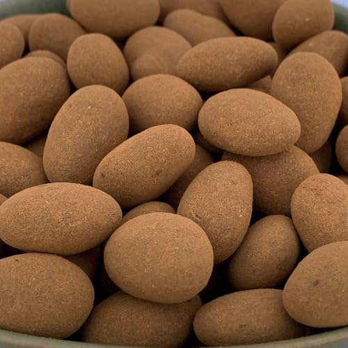 NULTHY - 1Kg Almendra con Chocolate y Canela - Frutos Secos - Snack Gourmet Premium, Recubiertos de Chocolate, Postre y Aperitivo, Textura Crujiente