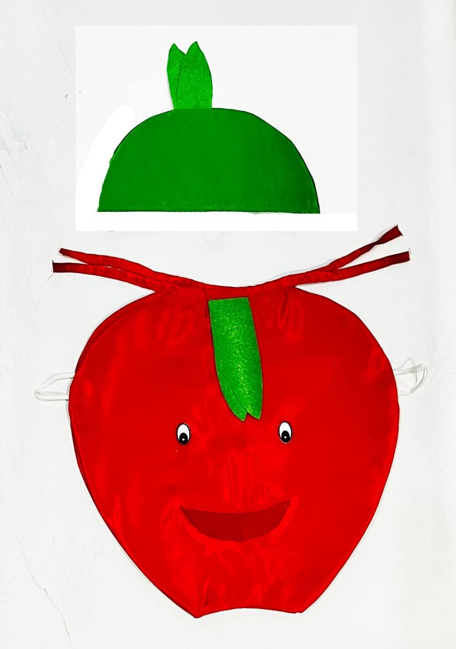 green apple fancy dress Buy Apple fruit costume online at low price – fancydresswale.com main image 0