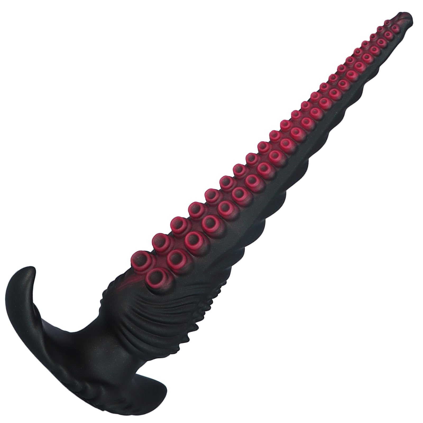 AMAZBEE Plug anal de tentáculos de silicona: entrenador anal y consolador anal con superficie texturizada, forma ergonómica y estimulación anal (XL)