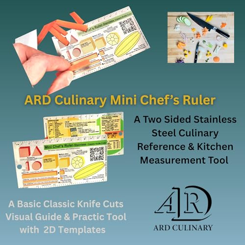 Regla Chef Mini Acero Inoxidable 5x3 pulgadas miniatura 2