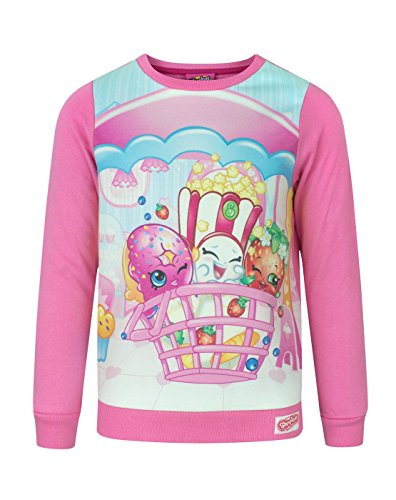 Sweatshirt Shopkins fille multicolore imprimé sublimation vêtement enfant