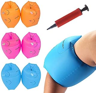 Corrines 7 Pack Kids Children Adult Swimming Arm Float Rings,PVC Arm Floaties Inflatable