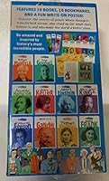 Life Stories Inspirational People 10 Books Collection with Bookmarks and a Fun write-On Poster: Mandela, Goodall, Hamilton, Johnson, Gandhi, Keller, Nightingale, Einstein, King Jr, & Frank 1465489304 Book Cover