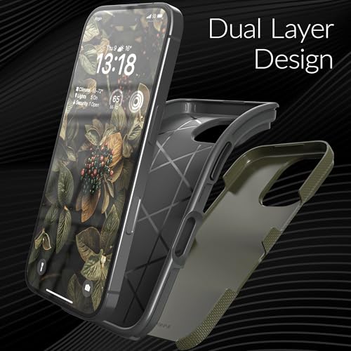 Image of Crave Dual Guard Compatible with iPhone 16 Case, Compatible with MagSafe Shockproof Protection Dual Layer Case for Apple iPhone 16 (6.1 inch) - Sage