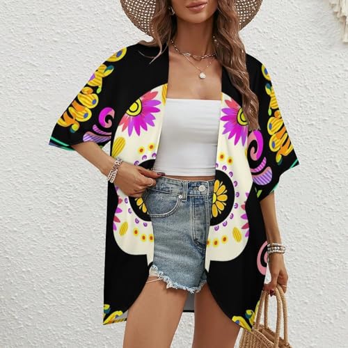 Women's 2025 Spring Cardigan for Summer Travel - Open-Front Cardigans Batwing2