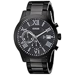 GUESS-Mens-Stainless-Steel-Gunmetal-Chronograph-Bracelet-Watch GUESS Men's Stainless Steel Gunmetal Chronograph Bracelet Watch