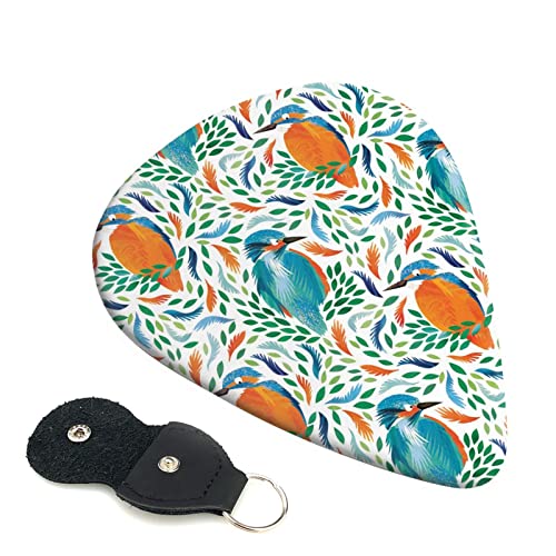 ASDTEHCY Lot de 6 médiators en celluloïd, motif oiseau, pour guitares acoustiques, électriques, basses ou ukulélé - Les Beatles, Paul McCartney, John Lennon, RIngo Starr, George Harrison ASDTEHCY Lot de 6 médiators en celluloïd, motif oiseau, pour guitares acoustiques, électriques, basses ou ukulélé