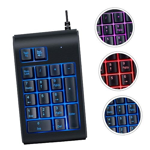 Clavier numérique mécanique compact RVB avec structure filaire haute précision