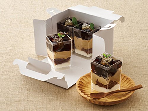 Cotta 77718 High Side Open NC Cake Box, 4 x 6