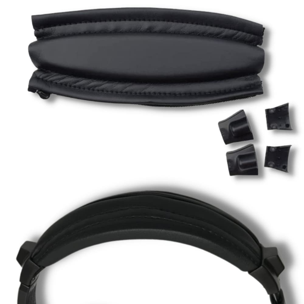 Crysendo Headband Compatible with Bose QC15, Bose QC2 Headphone | Bose QC15 Headphone Replacement Headband Cushion | Protein Leather & Foam Headband Cushion (Black)