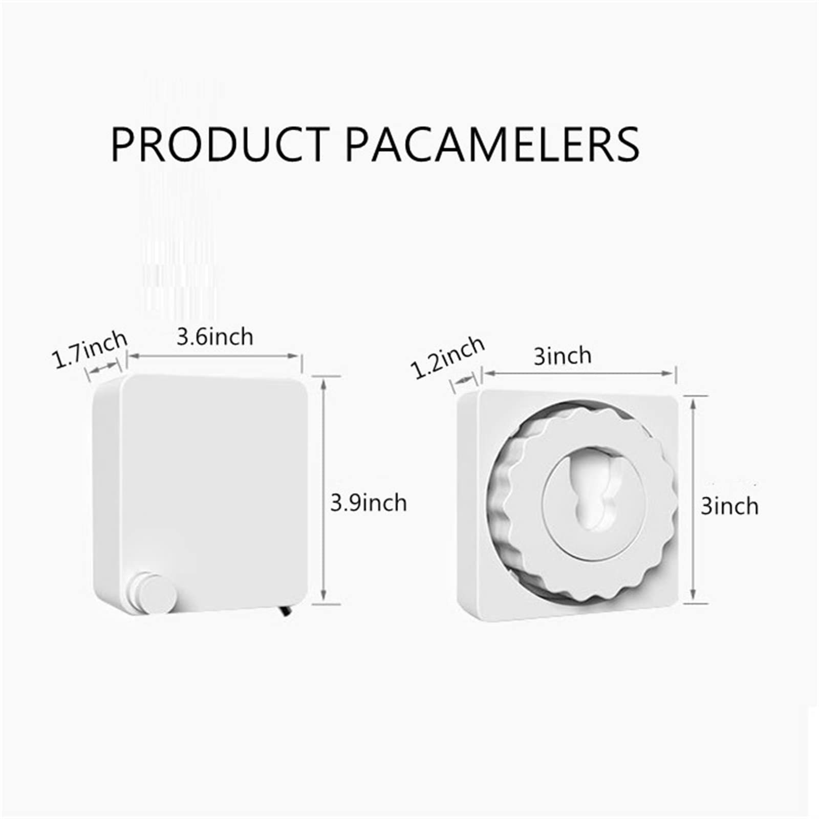 Corde à Linge Rétractable de 15,7 Pieds,Corde à Linge Robuste Pouvant Suspendre des Vêtements de 55 LB, pour Suspendre Le Séchage de la Salle de Bain, la Lessive, L'hôtel