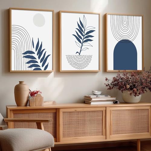 Image of Kalit Kala Decor Boho Art Home Decoration Painting | Paintings With Frame For Living Room Bed Room Hotel Wall Decor Digital Reprint Set of 3 (19X25 inch)