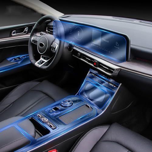Anti scratch film protection plaque de piano TPU intérieur voiture pour Kia K5 Kaiku 2020-2023