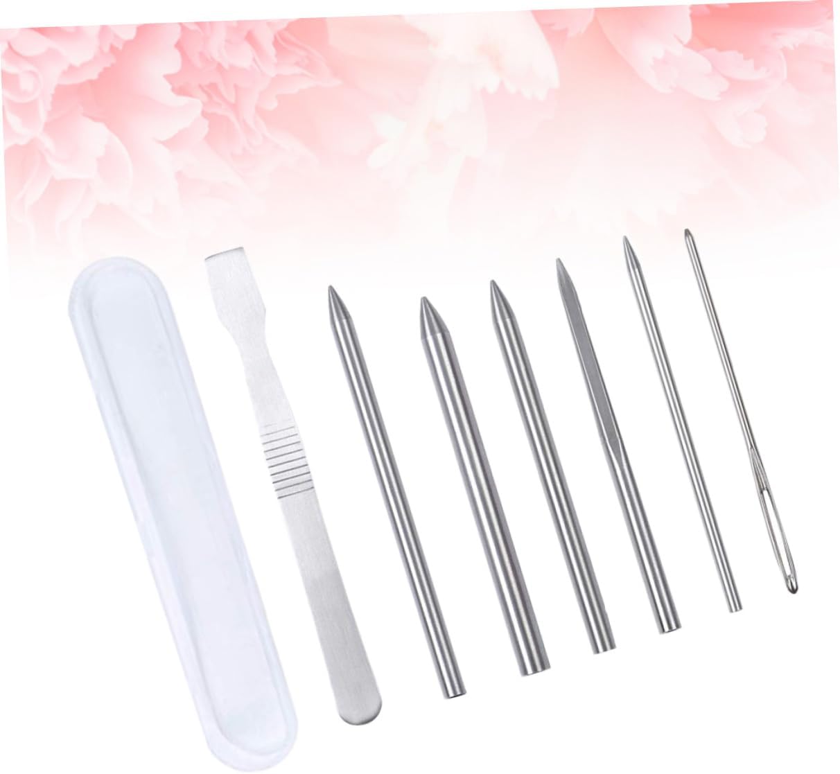 Lurrose Lacing Needles Set for DIY Bracelets Rope Crafting Men Jewelry Elastic String Weaving Tool