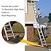 Ladder Leveler,Pitch Hopper,Heavy Duty Steel Ladder Stabilizer,Stair Ladder with Storage,Ladder Leveling Tool,Ladder Jacks,Easy to Use,Stable Platform for All Surfaces,Extension Ladder Accessories for Uneven Ground