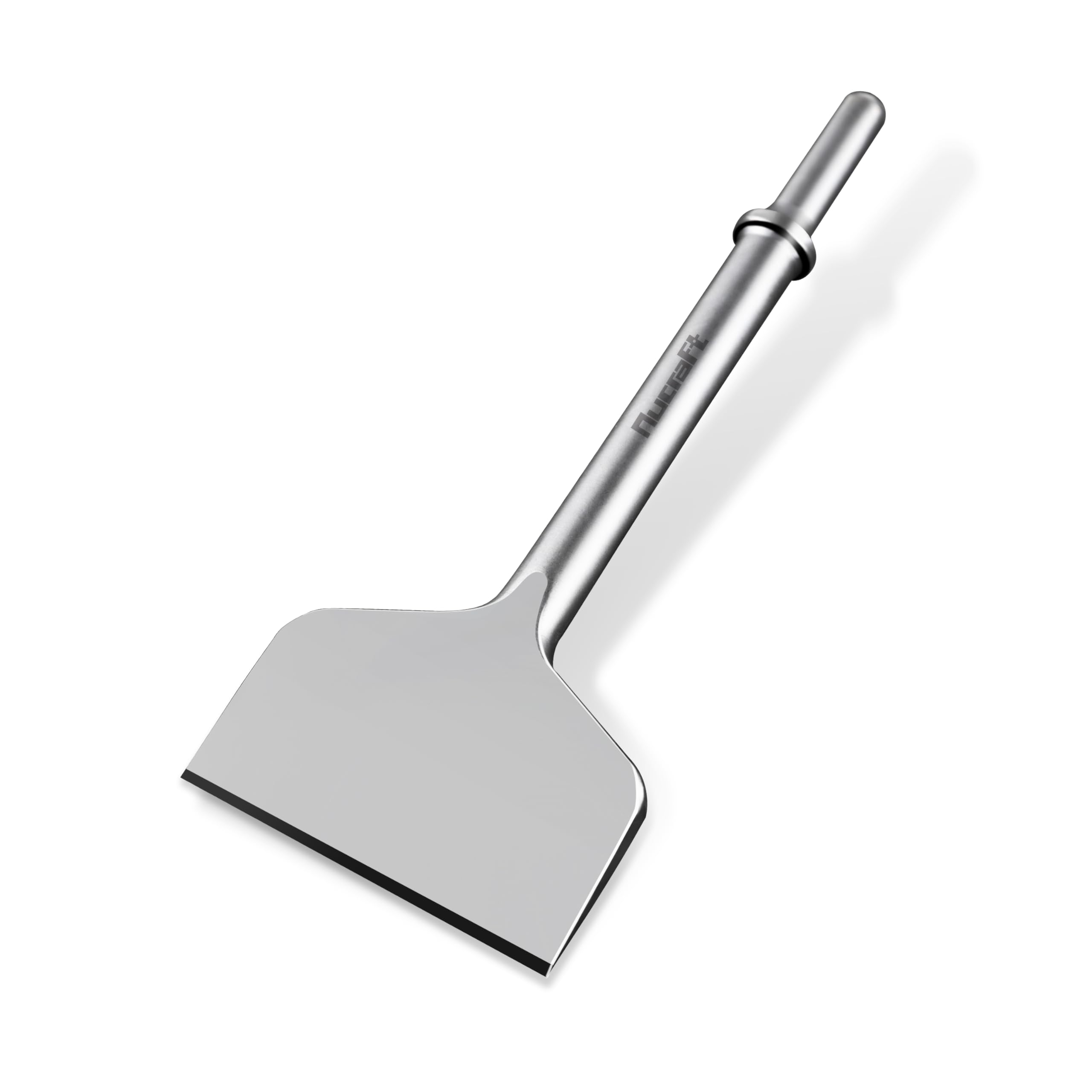 Nucraft Burin pneumatique de 7,6 cm de large avec tige de 0,1 cm de large, burin à air pour carrelage et détartrage fin, grattoir mural et sol, carrelage