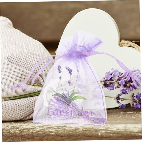 Bolsas sachet de malla con cordón para lavanda 20 unidades miniatura 6