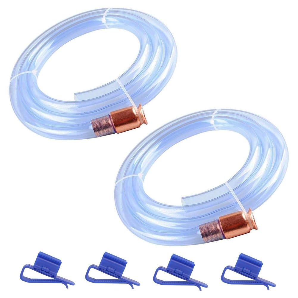 Ijsdnvjndx As Shown Siphon Hose Hand Siphon With Rubber Pump, Anti-Kink Spring For Fast Petrol And Water Transfer