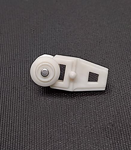 Image of FAPBADRI Plastic Runners /Sliders /Rollers for Curtain Channel, White Colour, 20 Pieces
