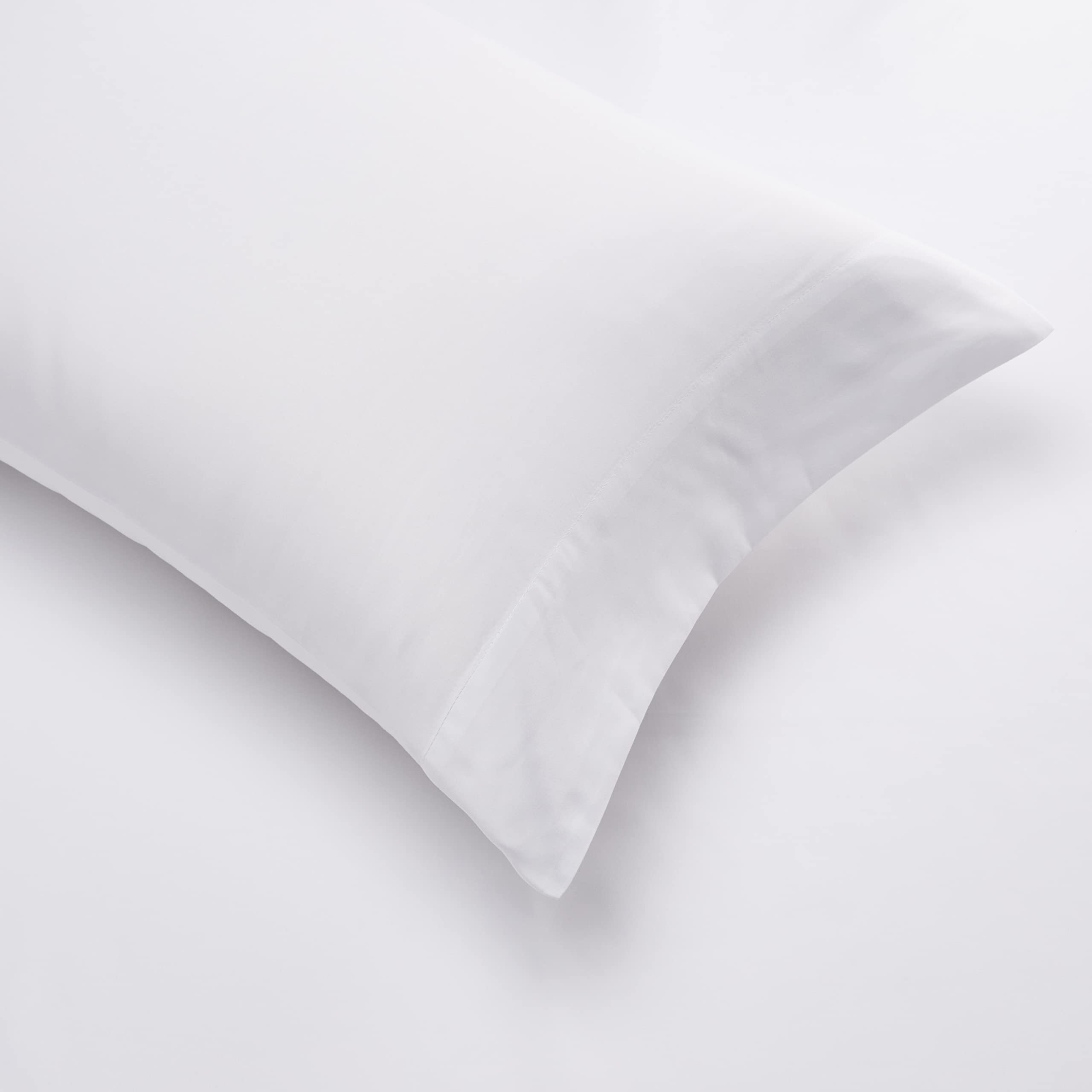 Amazon Basics 5-Piece Lightweight Microfiber Bed-in-a-Bag Comforter Bedding Set, Twin/Twin XL, White Ruffles, Solid