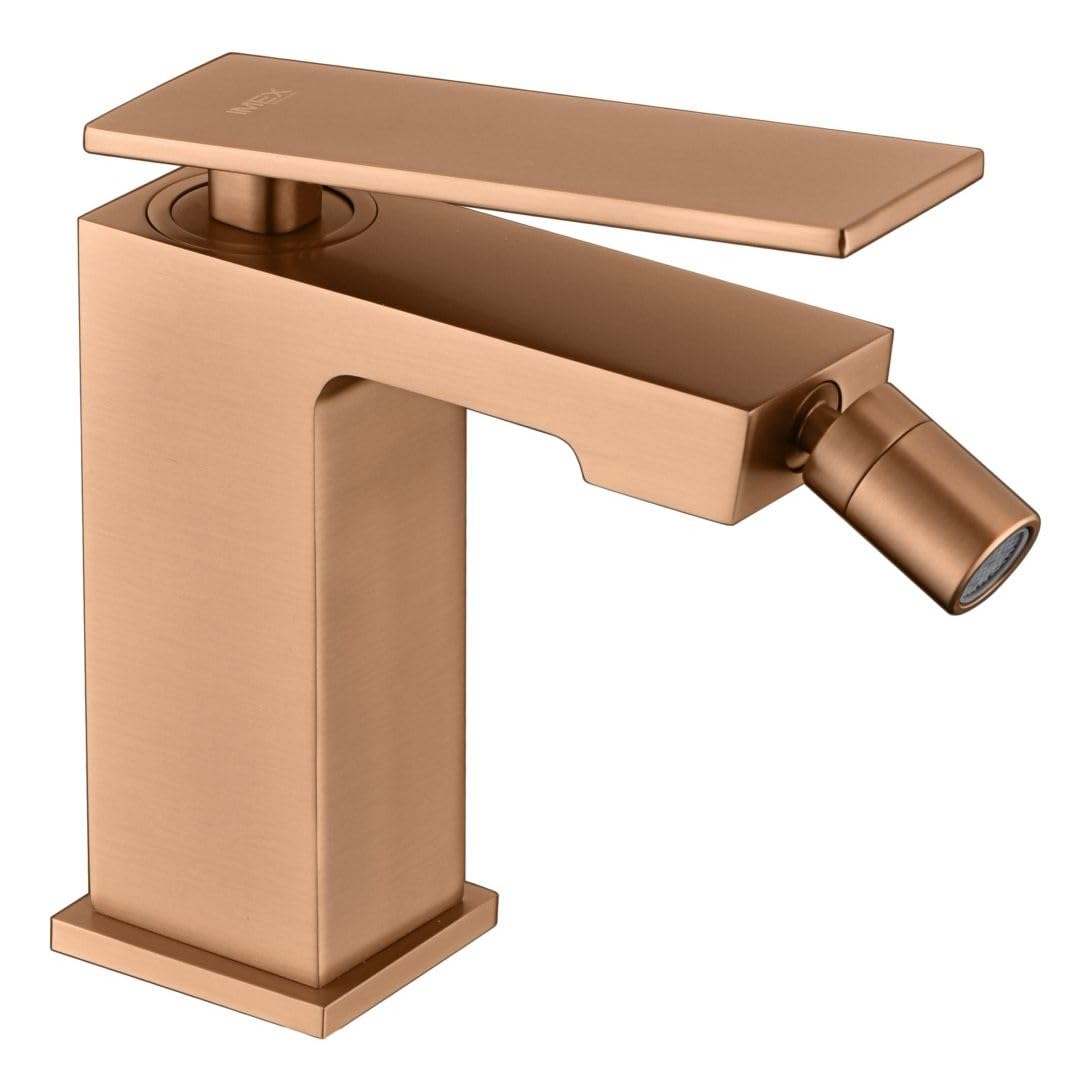 IMEX BDP048-2ORC PISA Monomando Bidé Oro Rosa Cepillado