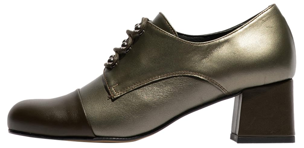 Fly London Women's SARE173FLY Moccasin, Graphite/Military, 8 UK
