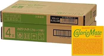 Amazon.co.jp: カロリーメイト 大塚製薬 ブロック フルーツ味 4