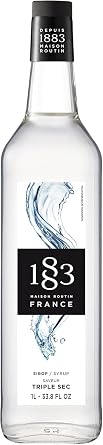 1883 Maison Routin Triple Sec Syrup, 33.8 fl oz 1,000 ml Splitting Ingredients/Cooking