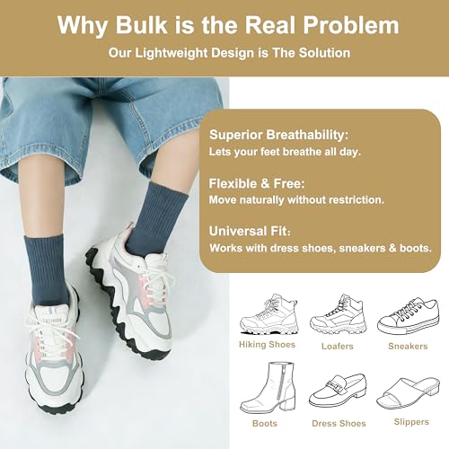 Image of Womens Cotton Anti-Pilling Quarter Crew Socks | Moisture-wicking, Odor-control, Lightweight, Office /gym, 7-pair, US 6-10