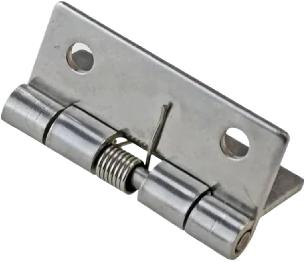 1pc 304 Stainless Steel 1.5-Inch Spring Hinge Industrial Electrical Machinery Automation Equipment Box Reset Hinge