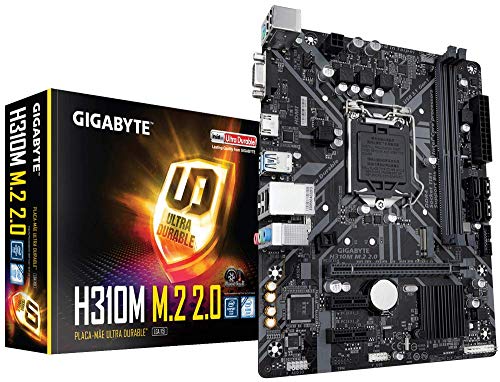 Image of GIGABYTE H310M M.2 2.0 (LGA1151 / Intel / H310 / Micro ATX / DDR4 / HDMI 1.4 / M.2 / Motherboard)