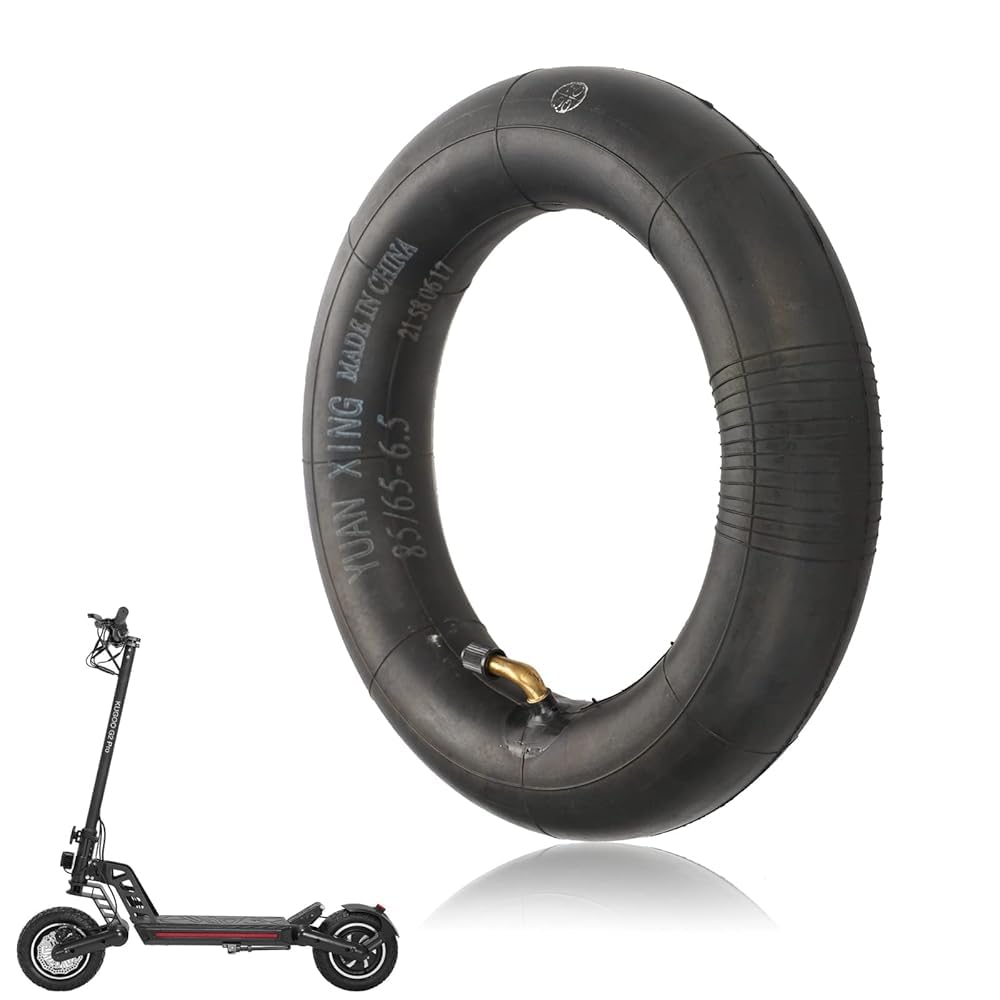 CERFFOOL 85/65-6.5 Outdoor Tyre and Inner Tube for Kugoo G-Booster for Ninebot Mini Pro Replacement Wheel for Balance Car Electric Scooters (1* Curved Valve Inner Tube)
