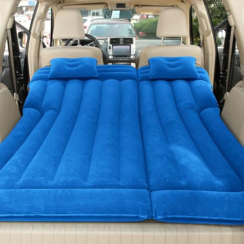 HNZZT Colchón Inflable para Maletero para Mini Cabrio R57 F57 FCW/One/D/Cooper S/SD 2009-2022 2023 2024 Inflable CocheMaletero Colchon Grueso Cama Hinchable Coche,Blue