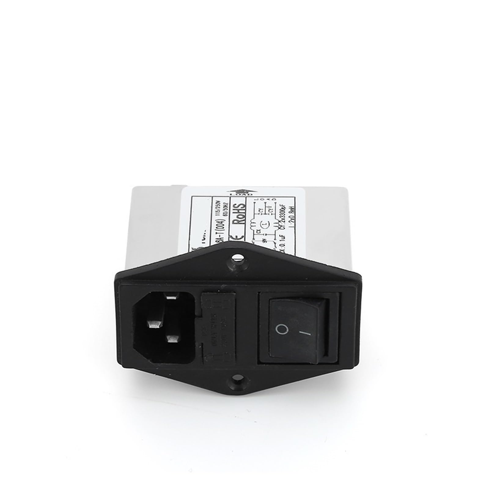 WBBAYDRFR CW2B-3A-T 004 Double Insurance Single-Phase AC Socket Power Filter Anti-Interference 220V(CW2B -6A -T 004 Double insurance)