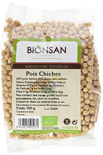  Bionsan - Pois Chiches Biologiques, 500 g