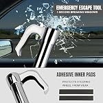 Steering Wheel Lock Anti-Theft Device, Retractable Universal Brake Lock Bar, Adjustable Car Clutch Pedal Lock Security for Car Truck SUV Van Security with 2 Keys (Silver) - Image 5