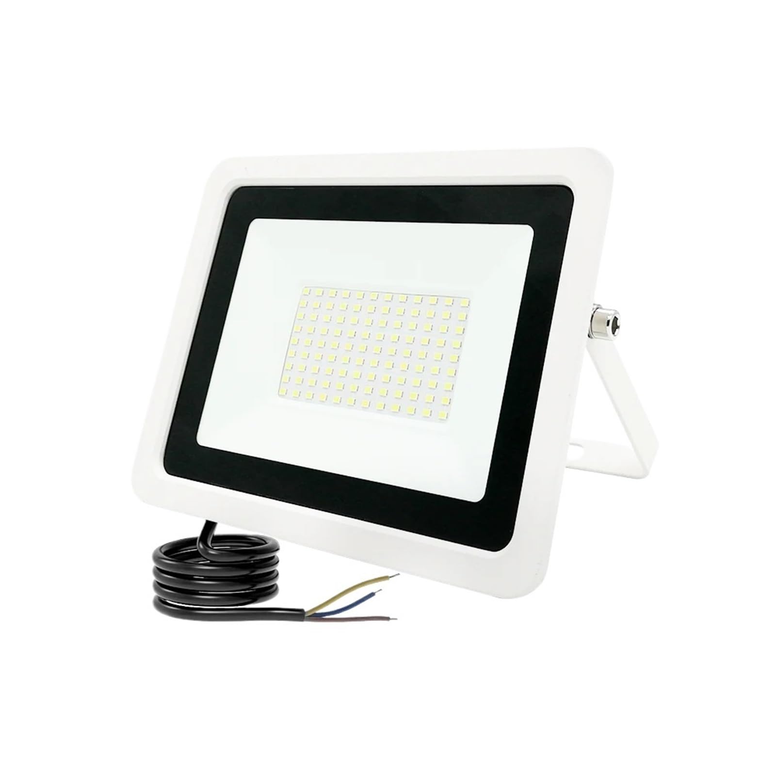 Led Flood Light 10W 20W 30W 50W 100W Floodlight Outdoor Wall Reflector Square Spotlight IP68 Waterproof Outdoor Lighting(Cold White,White Shell_30W)