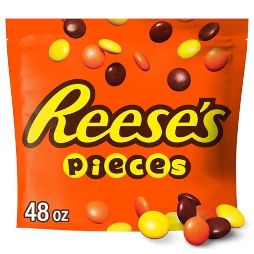 Reese’s Pieces, Peanut Butter Candy, 48 Ounce