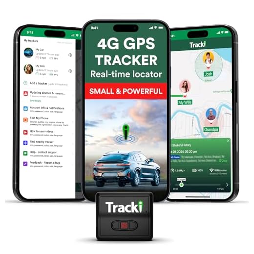 Tracki 2021 Model Mini Real time GPS Tracker. Full USA & Worldwide Coverage. for Vehicles, Car, Kids, Elderly, Child, Dogs & Motorcycles. Magnetic Small Portable Tracking Device. Monthly fee Required