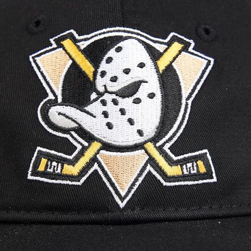 Image of TRIVINKIN Mighty Ducks hat Men's Duck hat Hockey Cap Adjustable Snapback Baseball Hat with Embroidered Logo Size (S-XL)