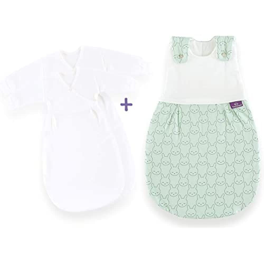 Träumeland s0102453 Saco de dormir Juego liebmich schmuse gato 3 piezas 56/62, multicolor