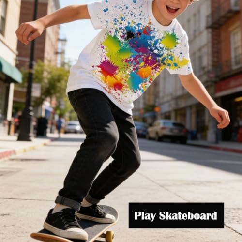 Image of LAIDIPAS Boys Girls 3D Graphic T-Shirt Short Sleeve Tops Tees 6-16 Years