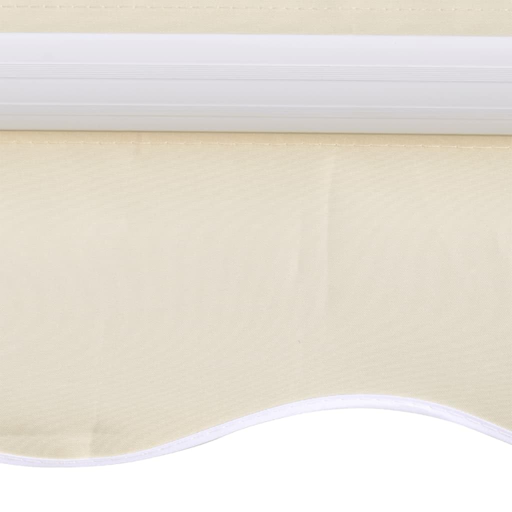 vidaXL Parasole Tendone Crema 3 x 2,5 m