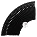 No Tangle No Crease Ribbon Hair Tie Bands - Black - 30 Pack