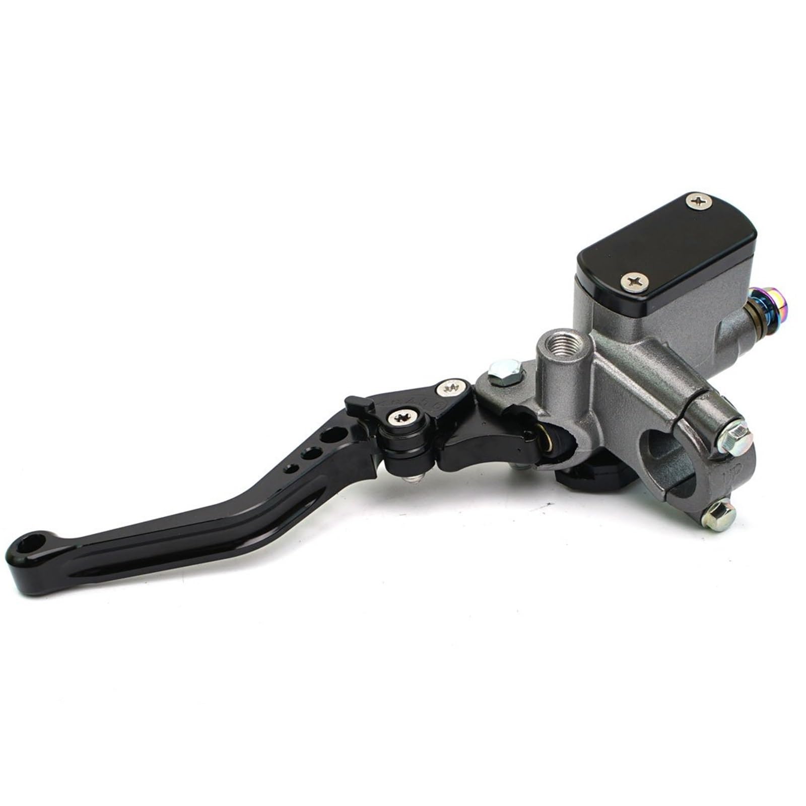 Ouvecr Left Black Motorbike Brake Levers 22Mm Motorcycle Master Cylinder Lever Brake Hydraulic Clutch Pump(Left Black)