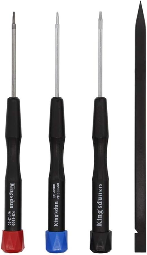 Kingsdun 精密ドライバー 星型 p5 1.2mm プラス トルクスドライバーT5 MacBook Air Macbook pro Retina Display 分解 交換用 特殊 精密 ドライバー ３本