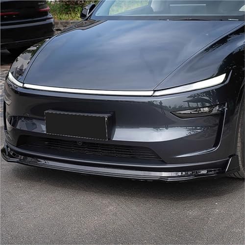 Spacers pare-chocs avant Tesla Model Y Juniper noir brillant abs - 5